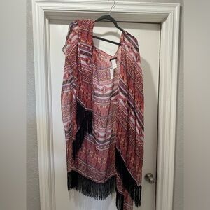 “One size” cardigan